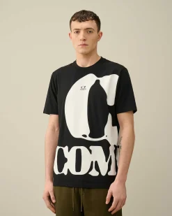 Homme C.P. Company T-Shirts Et Polos^30/1 Jersey Relaxed Logo T-Shirt