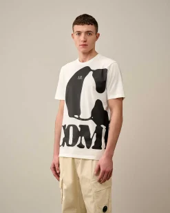 Homme C.P. Company T-Shirts Et Polos^30/1 Jersey Relaxed Logo T-Shirt