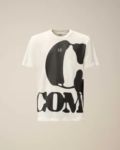 Homme C.P. Company T-Shirts Et Polos^30/1 Jersey Relaxed Logo T-Shirt