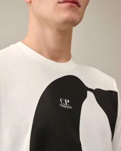 Homme C.P. Company T-Shirts Et Polos^30/1 Jersey Relaxed Logo T-Shirt