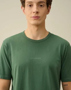 Homme C.P. Company T-Shirts Et Polos^24/1 Jersey Resist Dyed Logo T-Shirt