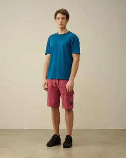 Homme C.P. Company T-Shirts Et Polos^24/1 Jersey Resist Dyed Logo T-Shirt