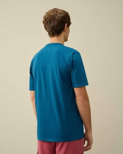 Homme C.P. Company T-Shirts Et Polos^24/1 Jersey Resist Dyed Logo T-Shirt