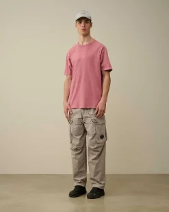 Homme C.P. Company T-Shirts Et Polos^24/1 Jersey Resist Dyed Logo T-Shirt