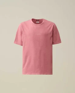 Homme C.P. Company T-Shirts Et Polos^24/1 Jersey Resist Dyed Logo T-Shirt