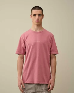 Homme C.P. Company T-Shirts Et Polos^24/1 Jersey Resist Dyed Logo T-Shirt