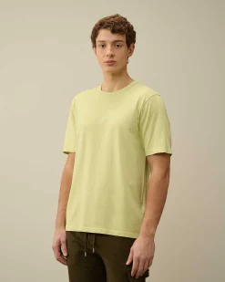 Homme C.P. Company T-Shirts Et Polos^24/1 Jersey Resist Dyed Logo T-Shirt