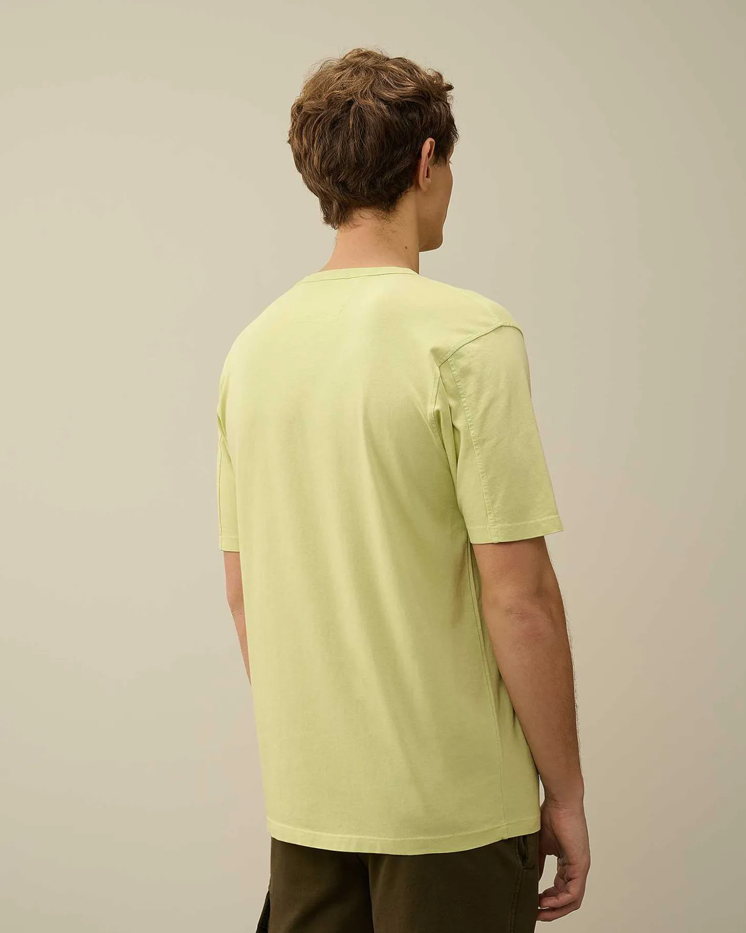 Homme C.P. Company T-Shirts Et Polos^24/1 Jersey Resist Dyed Logo T-Shirt