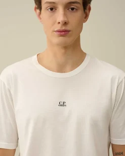 Homme C.P. Company T-Shirts Et Polos^70/2 Mercerized Jersey Logo T-Shirt
