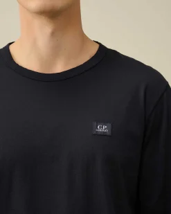 Homme C.P. Company T-Shirts Et Polos^70/2 Mercerized Jersey Long Sleeved T-Shirt