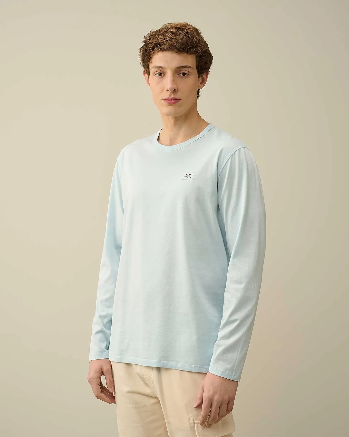 Homme C.P. Company T-Shirts Et Polos^70/2 Mercerized Jersey Long Sleeved T-Shirt