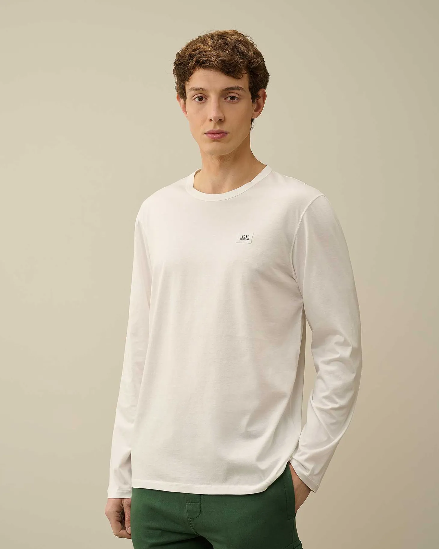 Homme C.P. Company T-Shirts Et Polos^70/2 Mercerized Jersey Long Sleeved T-Shirt