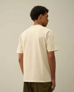 Homme C.P. Company T-Shirts Et Polos^30/2 Mercerized Jersey Twisted Logo T-Shirt