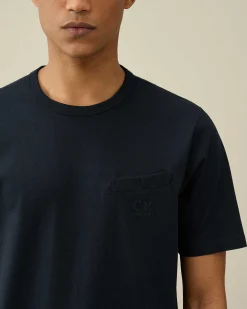 Homme C.P. Company T-Shirts Et Polos^30/2 Mercerized Jersey Twisted Pocket T-Shirt