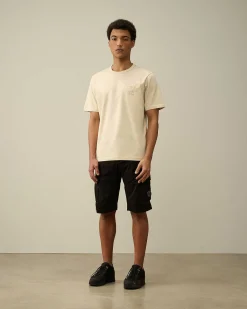 Homme C.P. Company T-Shirts Et Polos^30/2 Mercerized Jersey Twisted Pocket T-Shirt