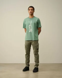 Homme C.P. Company T-Shirts Et Polos^30/2 Mercerized Jersey Twisted British Sailor T-Shirt