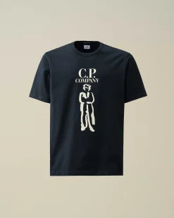 Homme C.P. Company T-Shirts Et Polos^30/2 Mercerized Jersey Twisted British Sailor T-Shirt