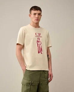 Homme C.P. Company T-Shirts Et Polos^30/2 Mercerized Jersey Twisted British Sailor T-Shirt