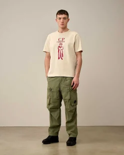 Homme C.P. Company T-Shirts Et Polos^30/2 Mercerized Jersey Twisted British Sailor T-Shirt