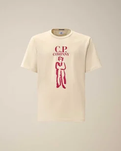 Homme C.P. Company T-Shirts Et Polos^30/2 Mercerized Jersey Twisted British Sailor T-Shirt