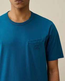 Homme C.P. Company T-Shirts Et Polos^30/2 Mercerized Jersey Twisted Pocket T-Shirt