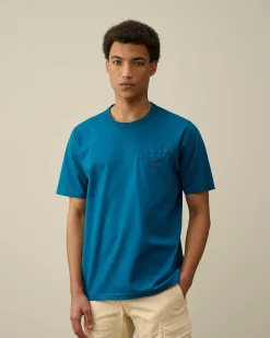 Homme C.P. Company T-Shirts Et Polos^30/2 Mercerized Jersey Twisted Pocket T-Shirt