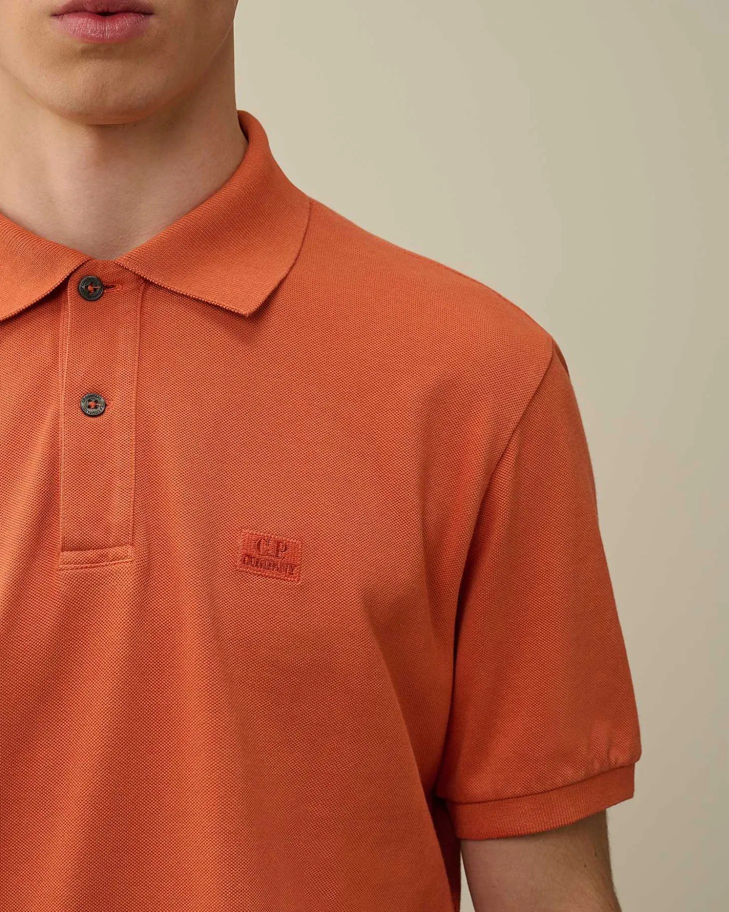 Homme C.P. Company T-Shirts Et Polos^24/1 Piquet Resist Dyed Polo Shirt