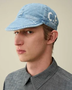 Homme C.P. Company Chapeaux^Blu Cycle Cap