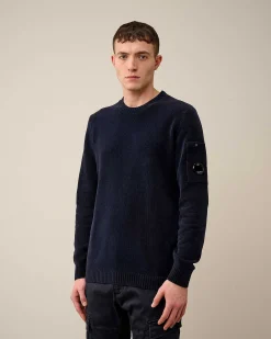 Homme C.P. Company Pulls^Chenille Cotton Knit
