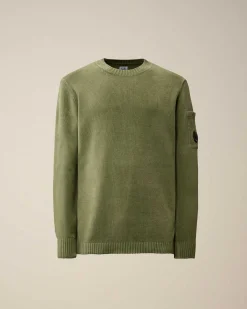 Homme C.P. Company Pulls^Chenille Cotton Knit
