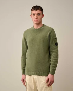 Homme C.P. Company Pulls^Chenille Cotton Knit