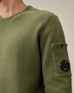 Homme C.P. Company Pulls^Chenille Cotton Knit
