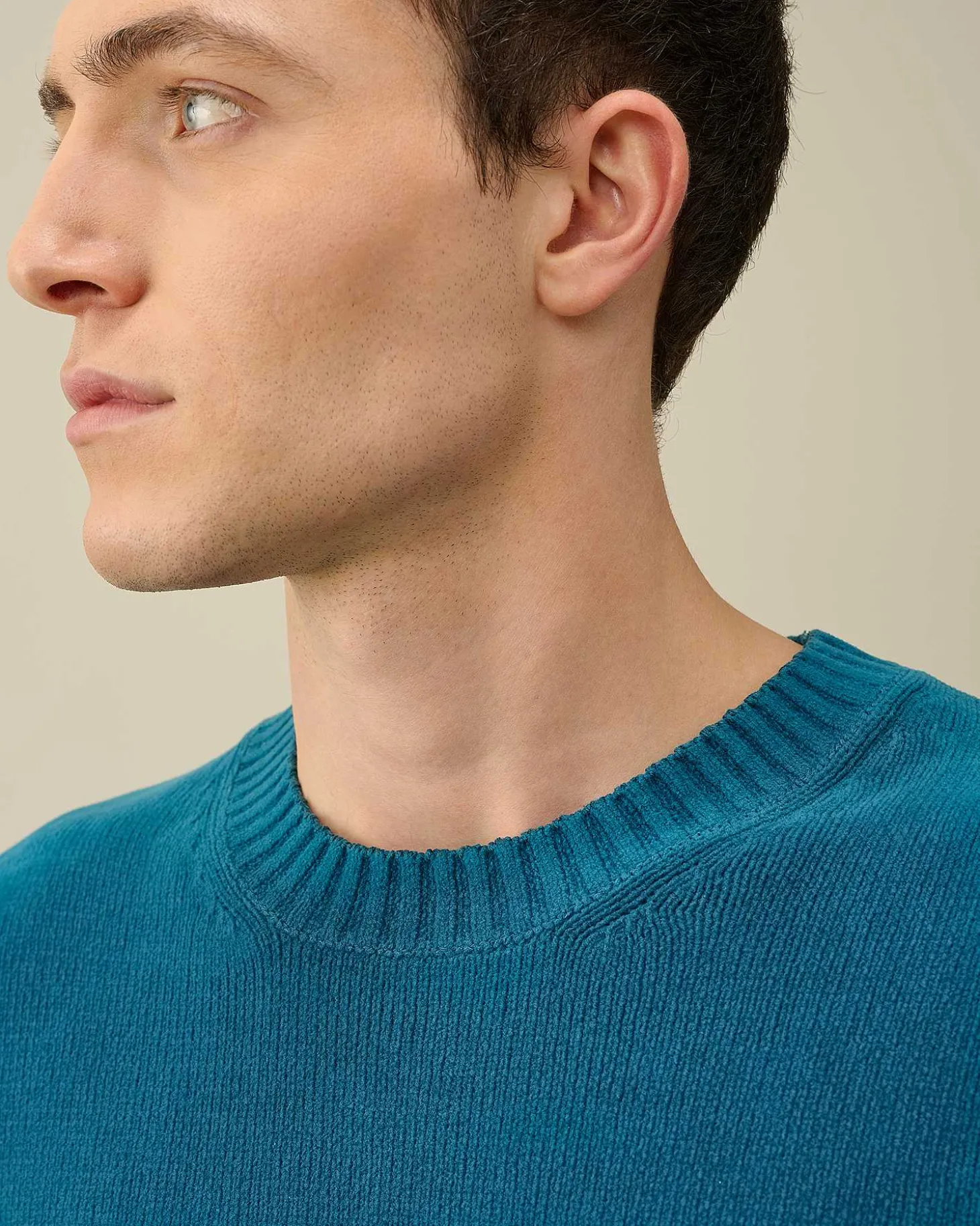 Homme C.P. Company Pulls^Chenille Cotton Knit