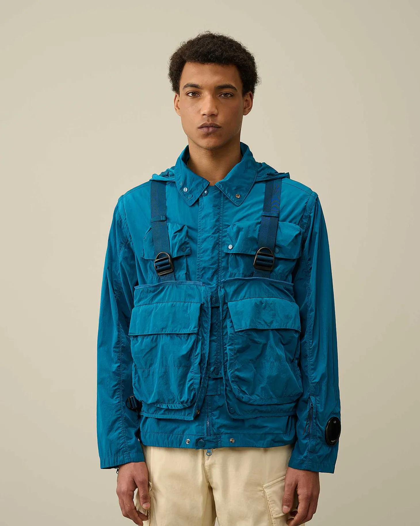 Homme C.P. Company Vestes Et Manteaux^Chrome-R Goggle Utility Jacket