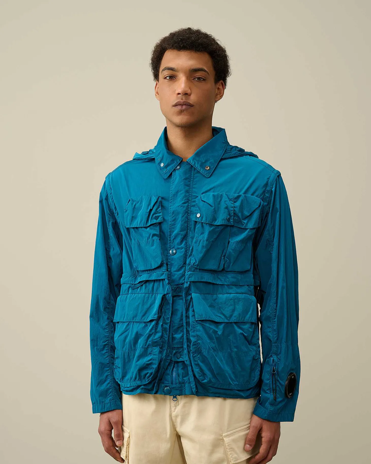 Homme C.P. Company Vestes Et Manteaux^Chrome-R Goggle Utility Jacket