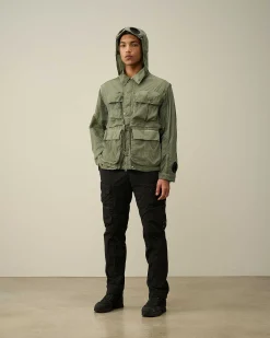 Homme C.P. Company Vestes Et Manteaux^Chrome-R Goggle Utility Jacket