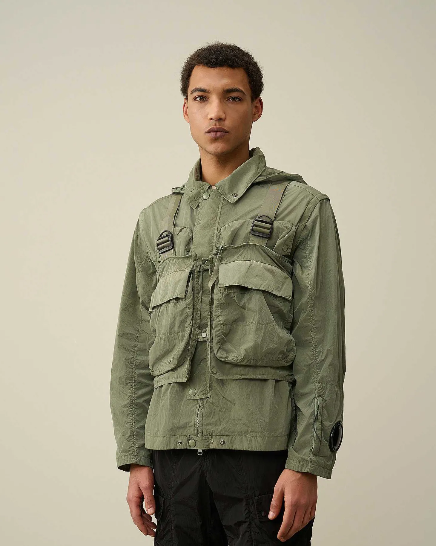 Homme C.P. Company Vestes Et Manteaux^Chrome-R Goggle Utility Jacket