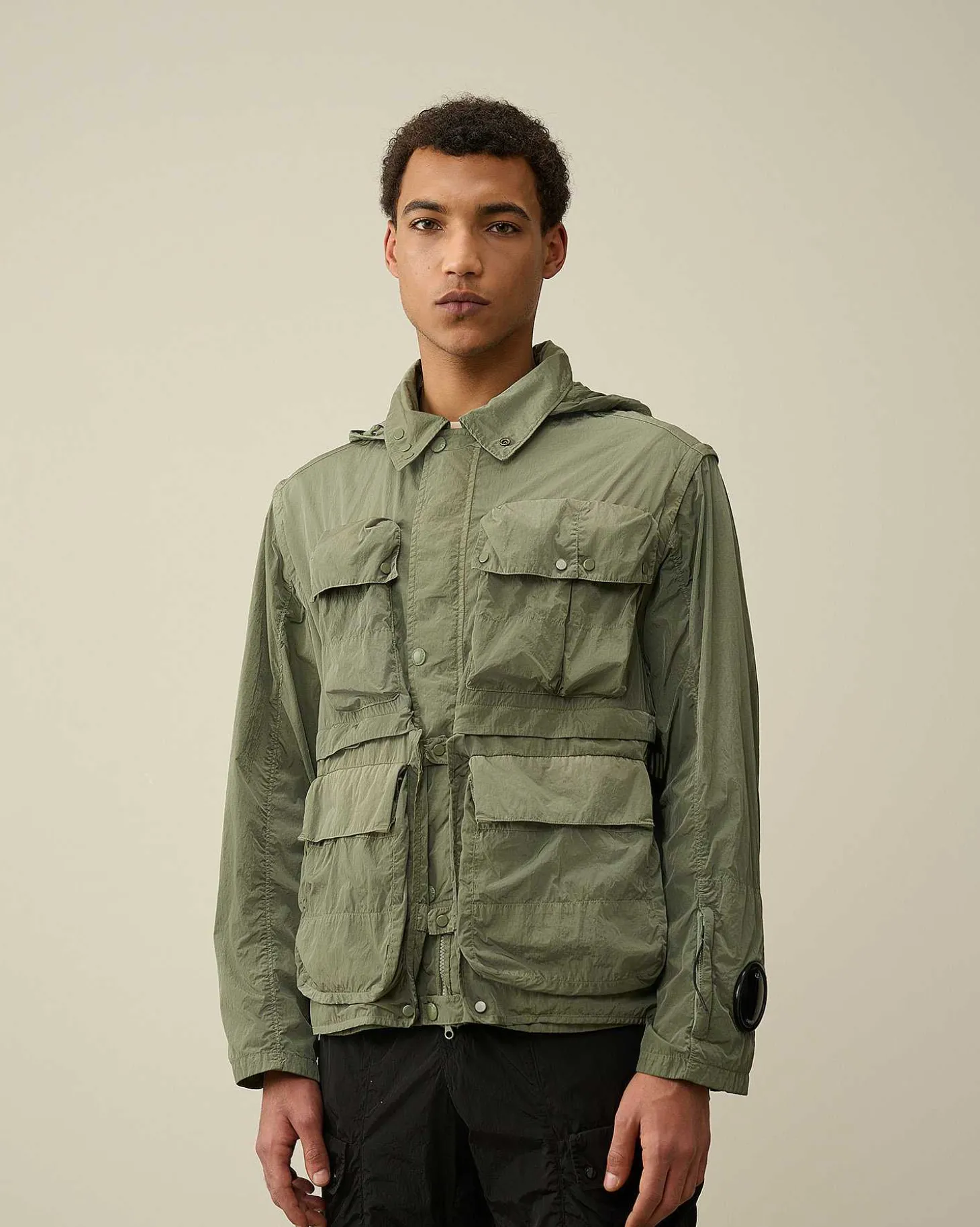 Homme C.P. Company Vestes Et Manteaux^Chrome-R Goggle Utility Jacket
