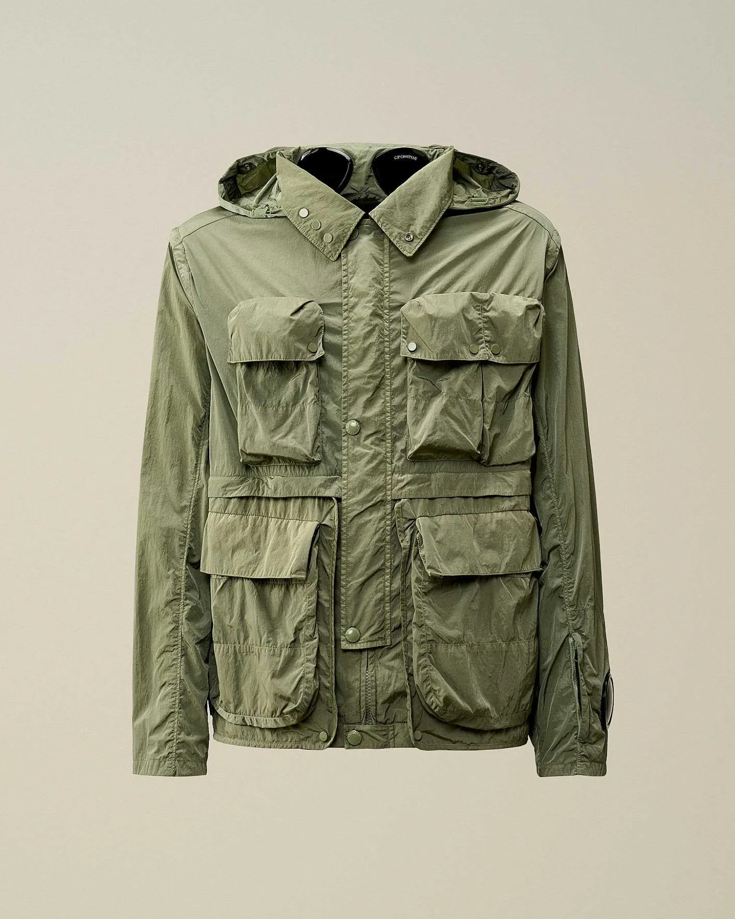 Homme C.P. Company Vestes Et Manteaux^Chrome-R Goggle Utility Jacket