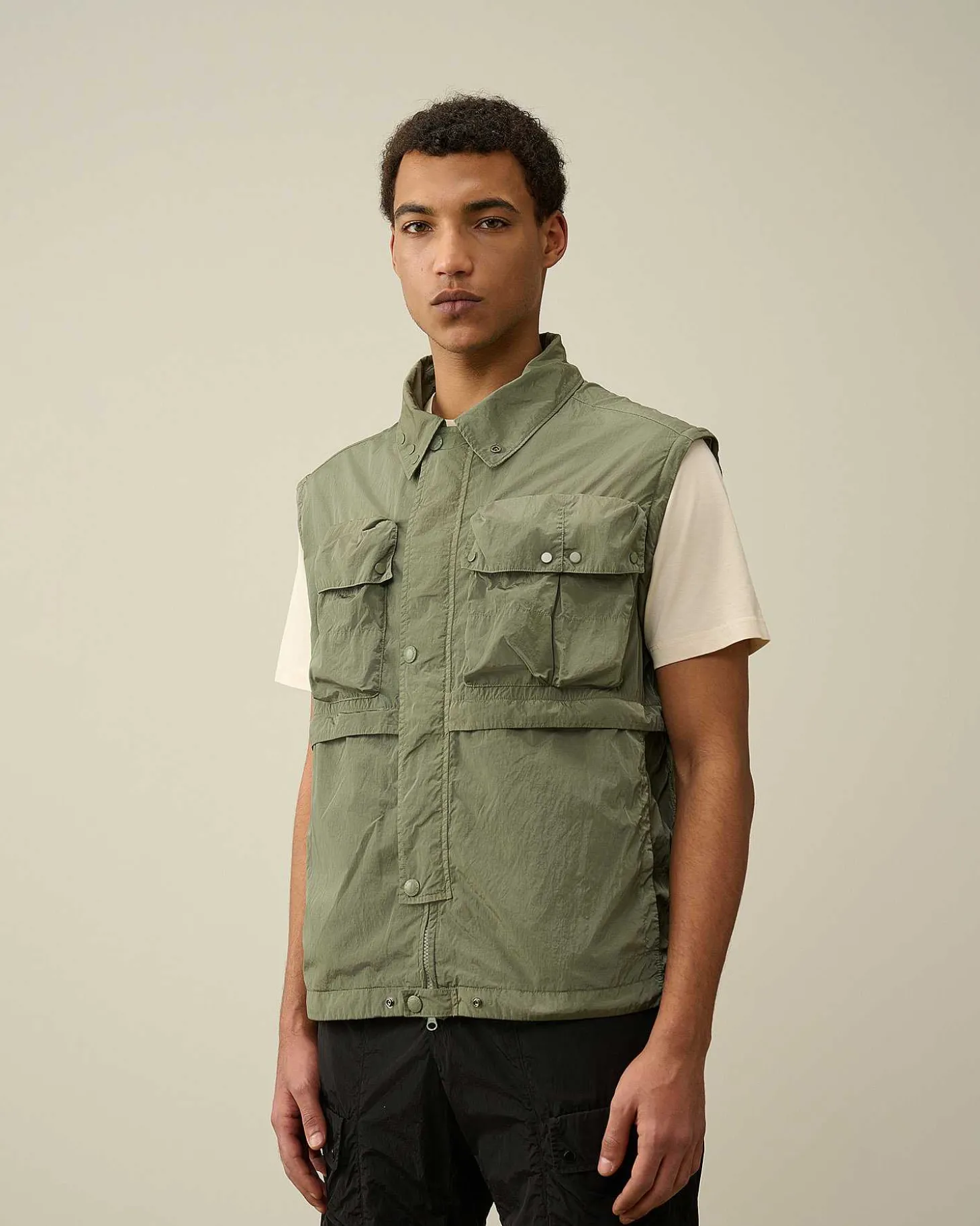 Homme C.P. Company Vestes Et Manteaux^Chrome-R Goggle Utility Jacket