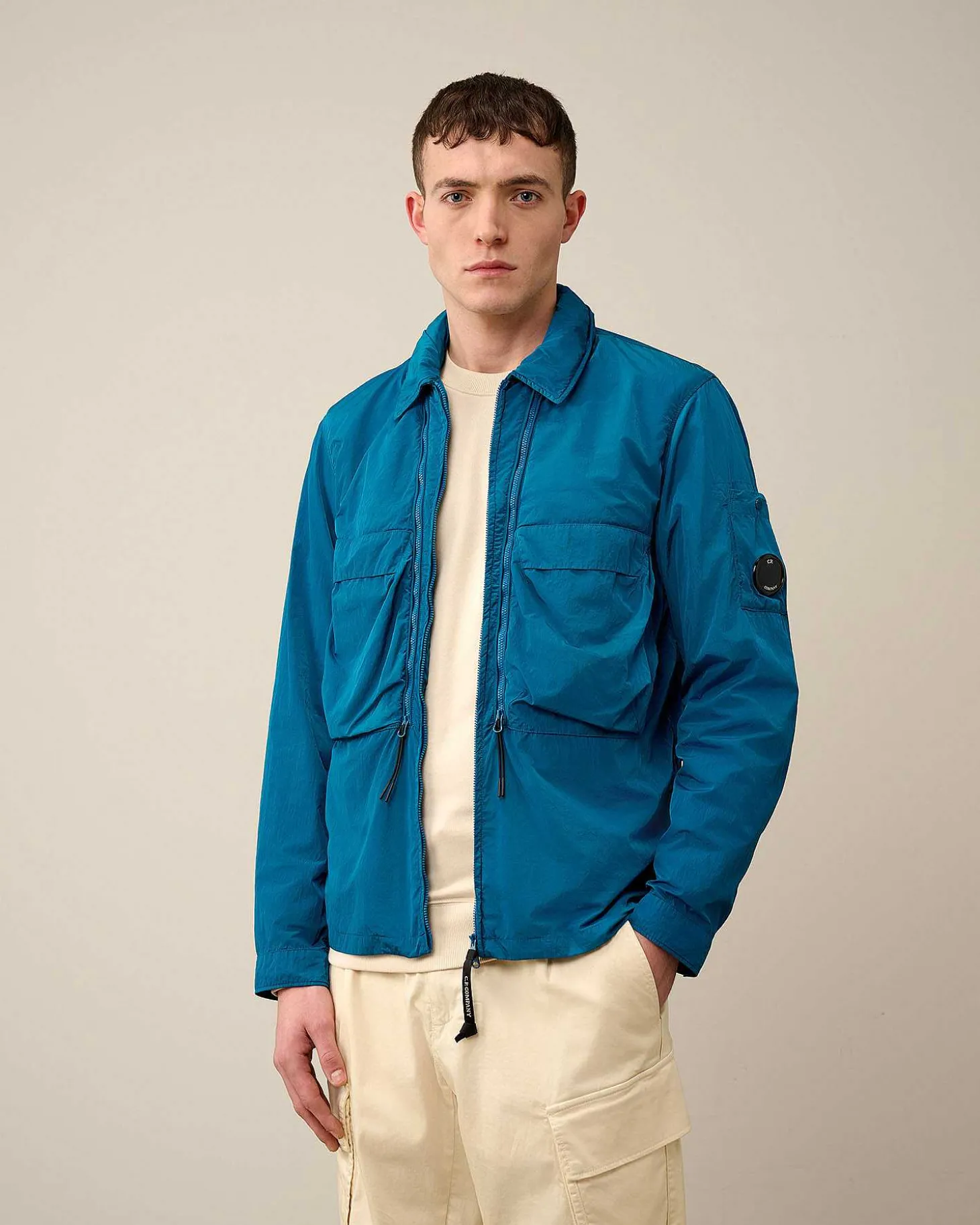 Homme C.P. Company Surchemises^Chrome-R Hooded Overshirt