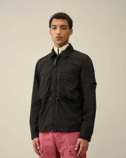 Homme C.P. Company Surchemises^Chrome-R Hooded Overshirt