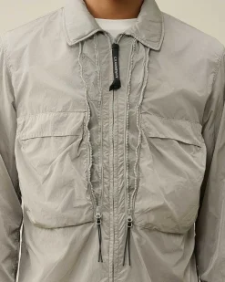 Homme C.P. Company Surchemises^Chrome-R Hooded Overshirt