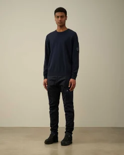 Homme C.P. Company Pulls^Cotton Crepe Jumper