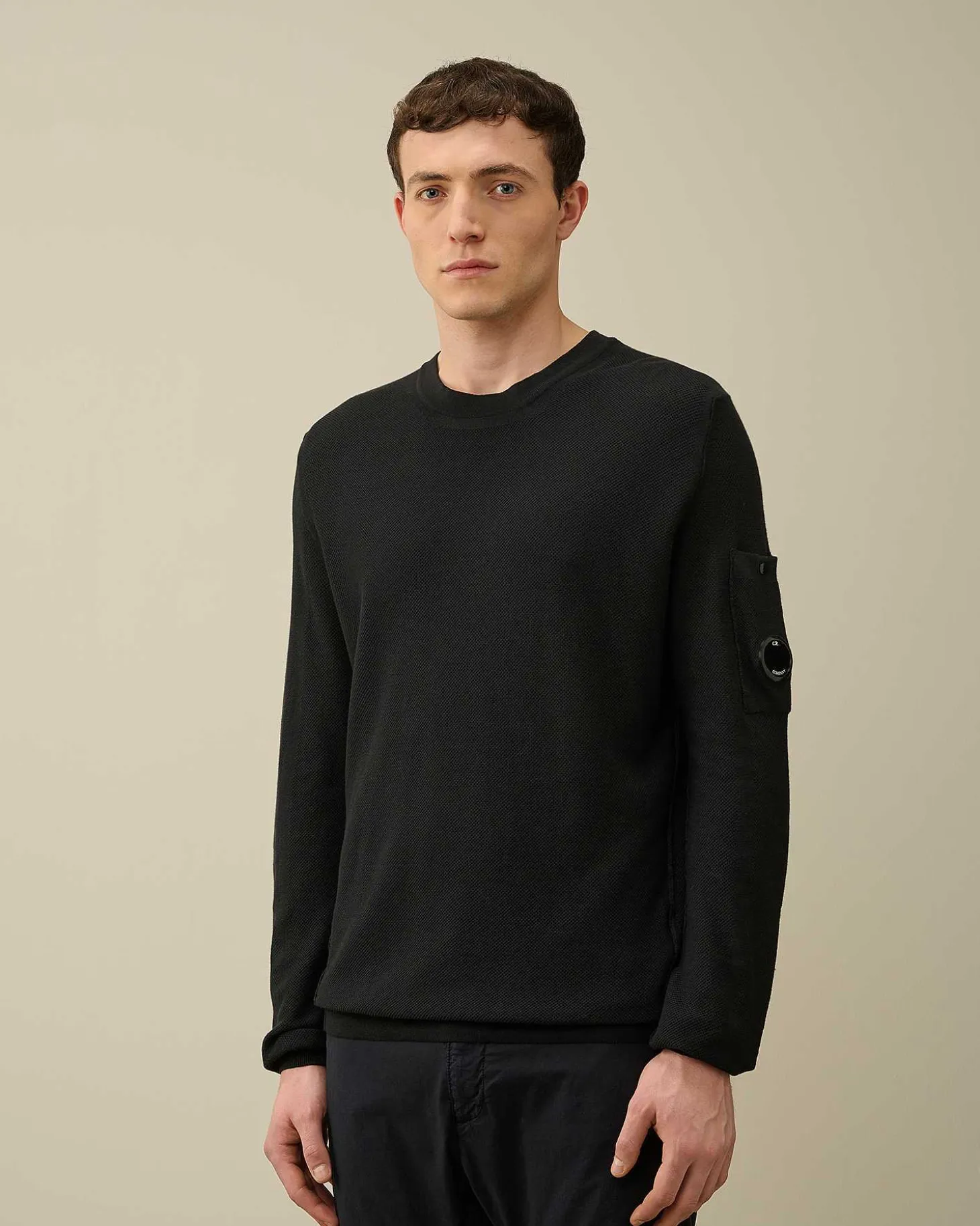 Homme C.P. Company Pulls^Cotton Crepe Knit
