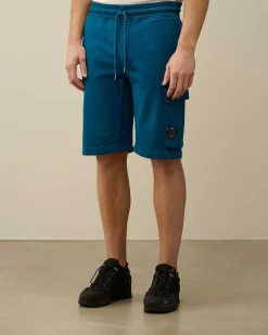 Homme C.P. Company Survêtements Et Shorts^Cotton Diagonal Fleece Cargo Shorts
