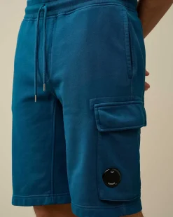 Homme C.P. Company Survêtements Et Shorts^Cotton Diagonal Fleece Cargo Shorts