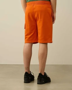 Homme C.P. Company Survêtements Et Shorts^Cotton Diagonal Fleece Cargo Shorts