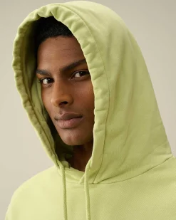 Homme C.P. Company Sweat-Shirts^Cotton Diagonal Fleece Lens Hoodie