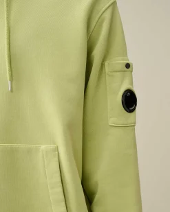 Homme C.P. Company Sweat-Shirts^Cotton Diagonal Fleece Lens Hoodie